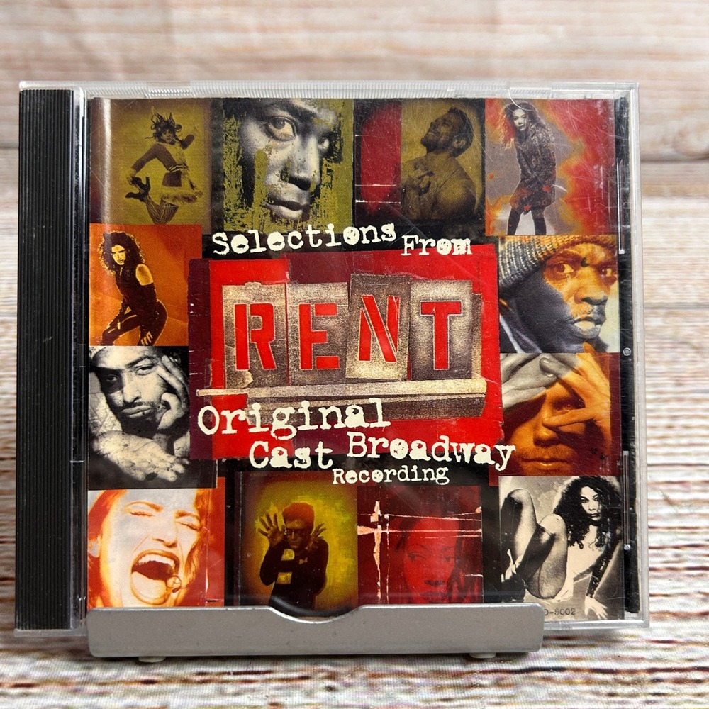 Rent Selections Original‎ Broadway Cast Recording CD 1996 DreamWorks PRO-CD-5002